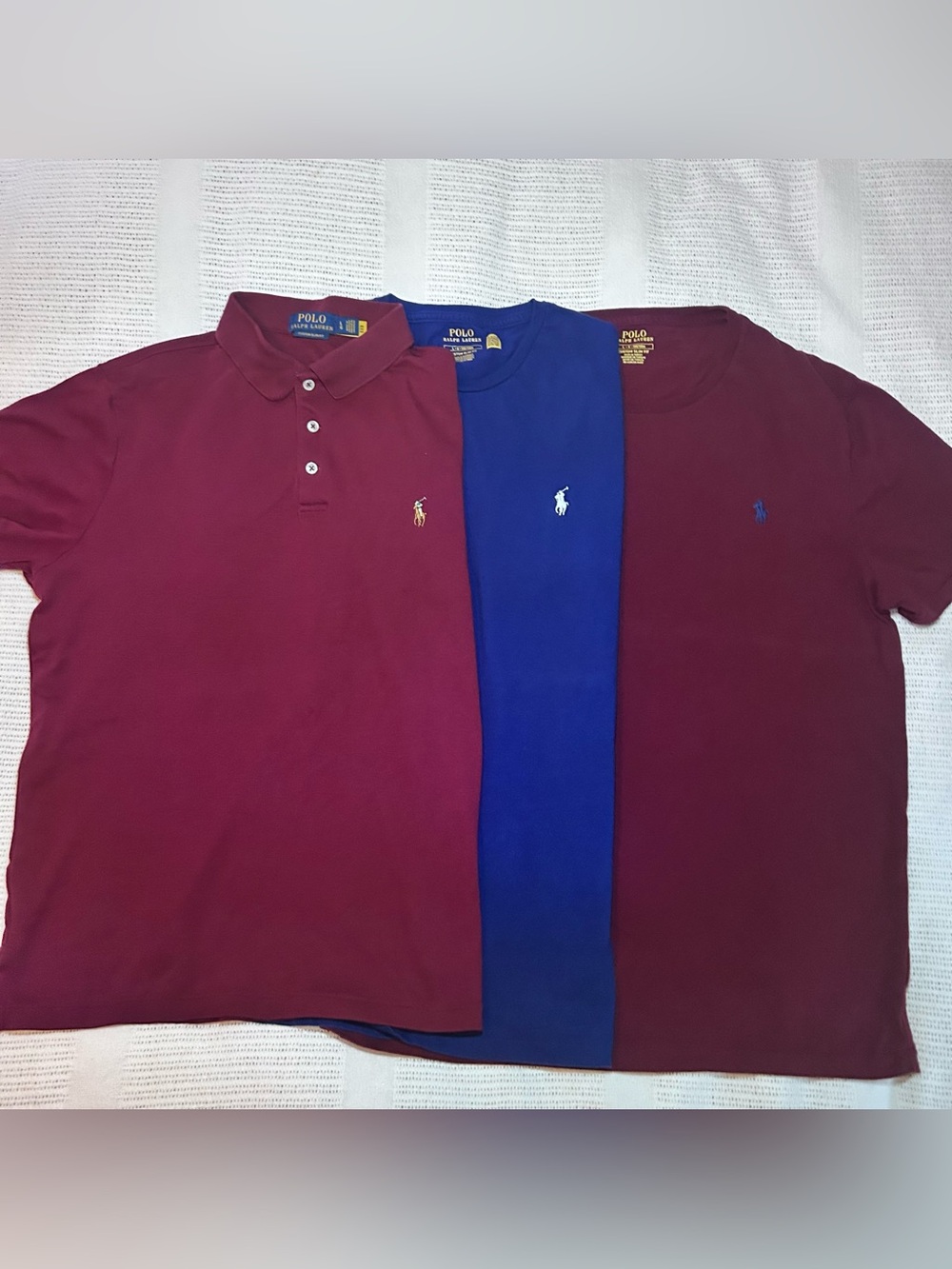 Polo Ralph Lauren Men’s L Slim Fit Polo and 2 T-Shirts